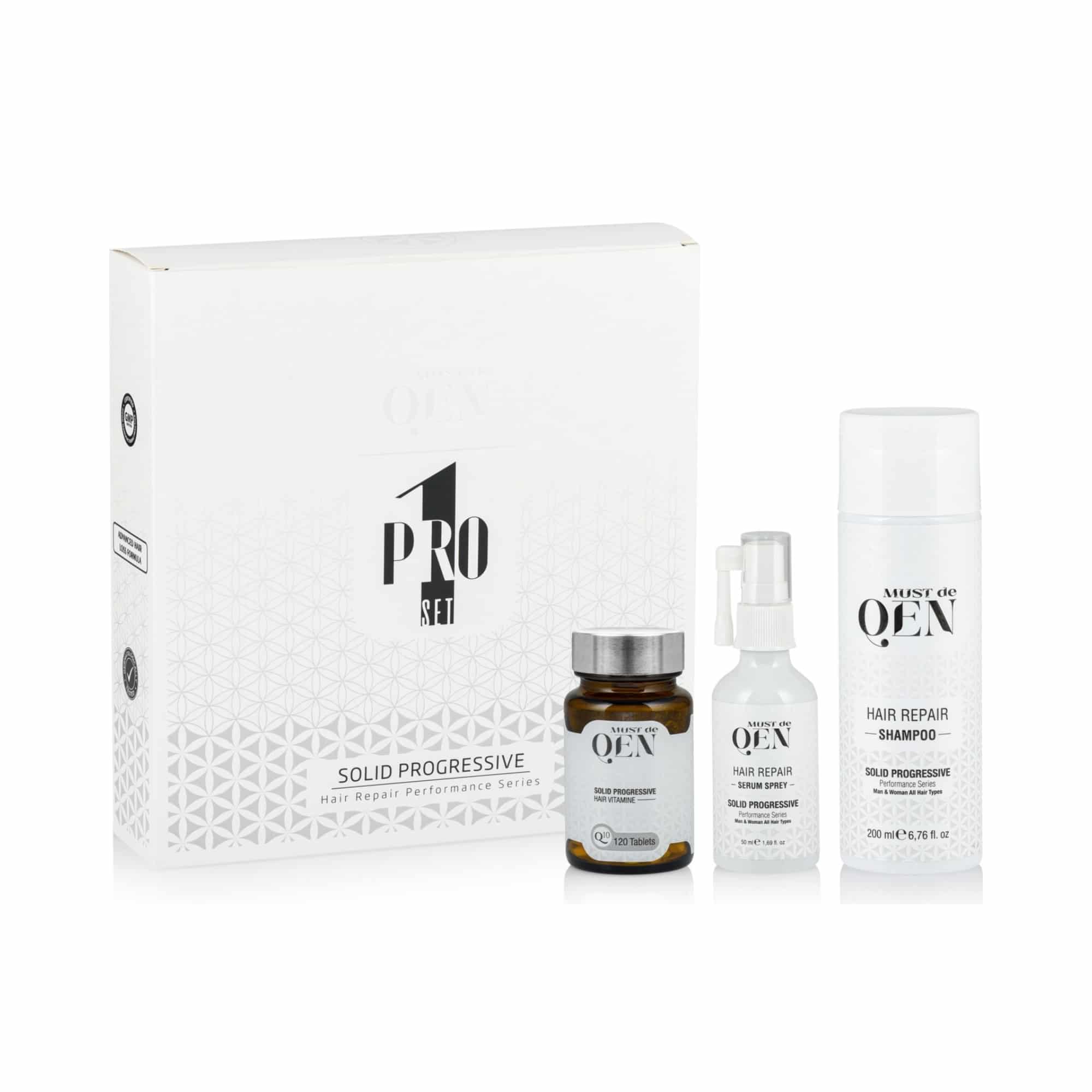 Must De Qen 1 Month Master Pro Set | Intensive Starter Program for Hair Regrowth - Turkish Beauty & Care | Oriento