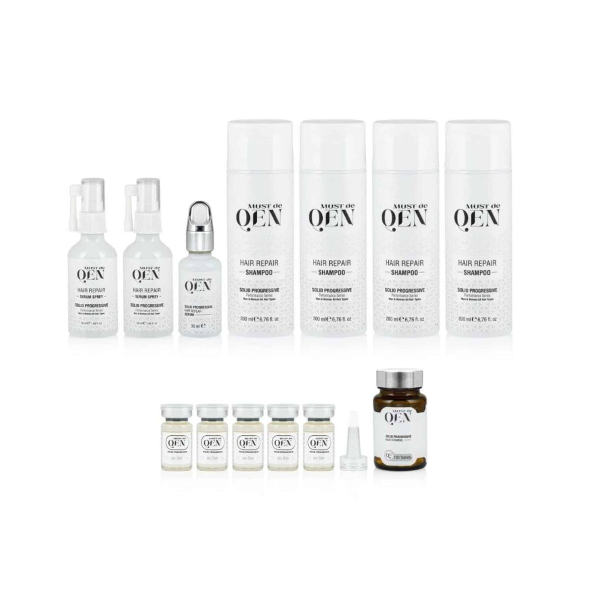 Must De Qen 6-Month Mesotherapy Hair Set | Complete Advanced Hair Regrowth Program - Turkish Beauty & Care | Oriento
