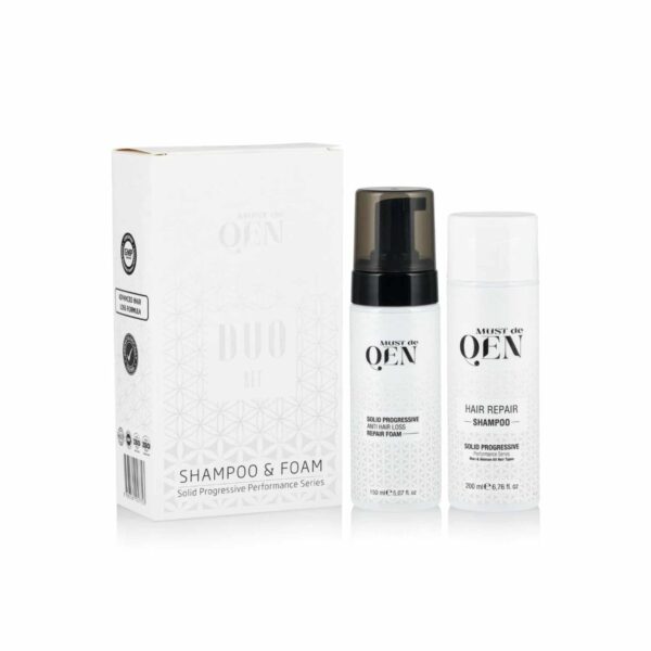 Must De Qen Duo Shampoo and Foam Set | Post-Transplant Cleansing & Soothing Kit - Turkish Beauty & Care | Oriento
