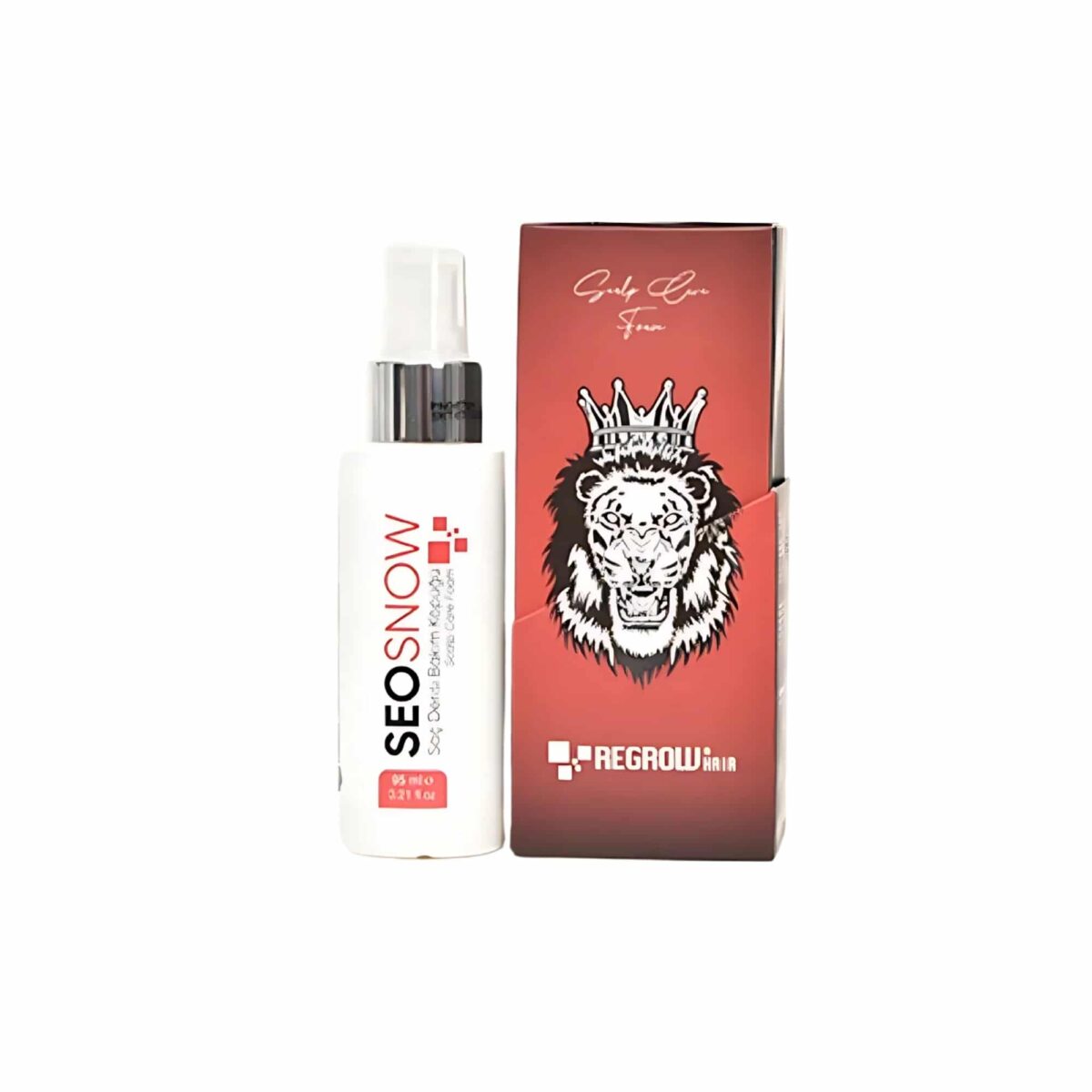 Regrow Hair Seo Snow Scalp Foam 95 ml | Soothing Post-Transplant Scalp Care - Turkish Beauty & Care | Oriento