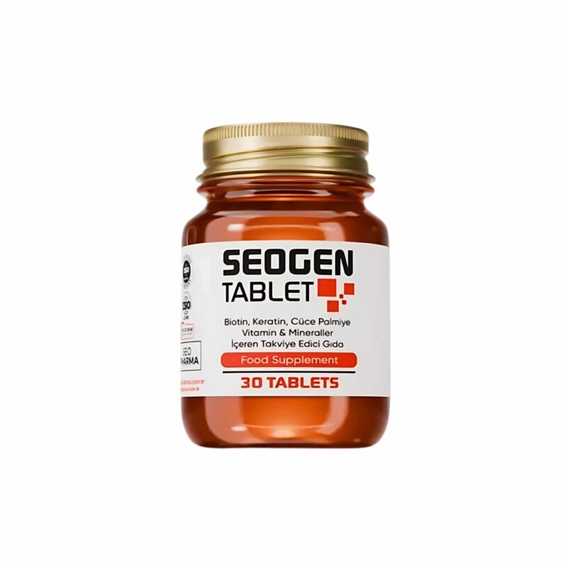 Regrow Hair SeoGen Vitamins 30 Tablets | 1-Month Hair Growth & Anti Hair Loss Support - Turkish Beauty & Care | Oriento