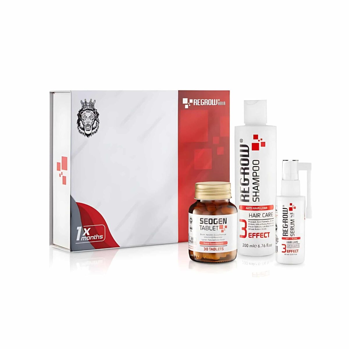 Regrow Hair Treatment Kit 1-Month 3-Effects | Starter Hair Regrowth Routine - Turkish Beauty & Care | Oriento